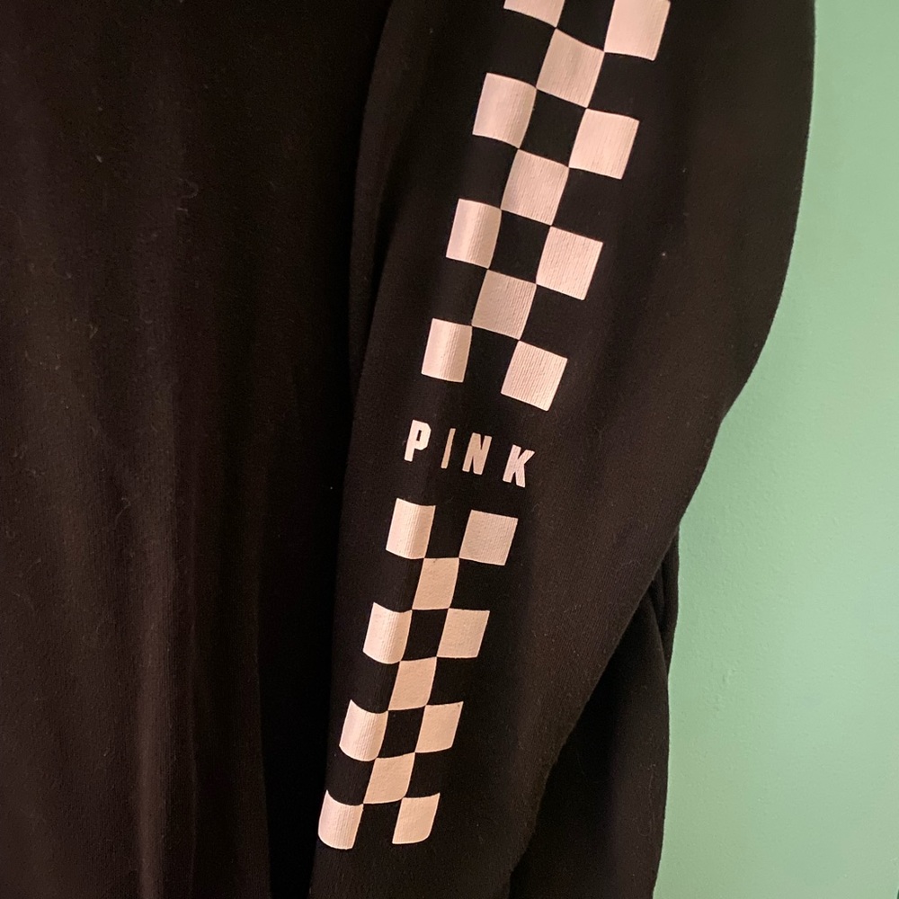 PINK Hoodie Sweatshirt. Size Lg